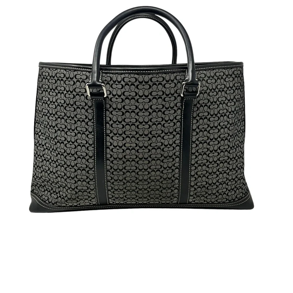 Coach Signature C Logo Business Satchel Tote Bag Mini C ‎ Signature